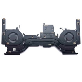 BestParts Genuine CPU+GPU Cooling Fan with Heatsink Replacement for DELL Alienware X17 R1, P/N: 0TPTY6 TPTY6 AT305008ZAL (Only fits RTX 3060 Series)