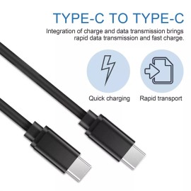 ABLEGRID 100W USB-C to USB-C Power Cord For Fujitsu S26391-F3326-E