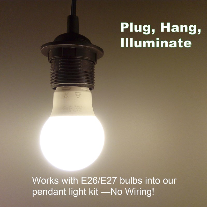 Zarnicy Plug in Pendant Light Cord Kit - 16Ft Light