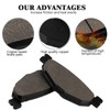 SOLLON Front and Rear Brake Pads for Yamaha Majesty 400