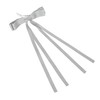 Double Bow Barrette Gray
