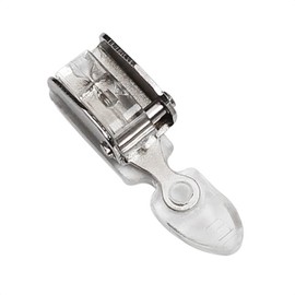 TISEKER Narrow Snap On Plastic Zipper Presser Foot for Singer Sewing Machine #507836