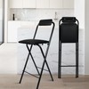 FATOLRD Folding Bar Stool with Back, 1 pcs Tall Foldable