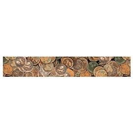 Ursus 59090028 Masking Tape, Old Coins, Paper Tape, Approx. 30 mm x 10 m, Printed on One Side, Solvent and Acid Free, Ideal for Scrapbooking