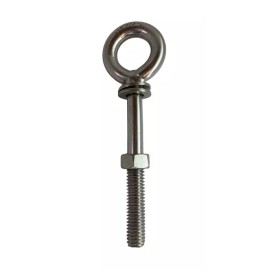 US Stainless Stainless Steel 316 Eye Bolt 1/2" x 6" UNC (1/2"-13) No Shoulder Short Thread