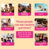 Creatine Monohydrate Gummies for Women – Muscle Recovery Support, Workout