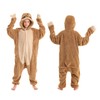 SimZoo Kids Animal Pajamas, Boy Girls Sloth Cosplay Costume Sleepwear,