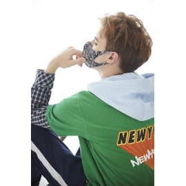 LeMASKA UGO Design Mask Popular Korean Brand Unisex L Size S Size S (BLACK, M)