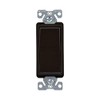 Eaton 7504BK 15 Amp 4-Way Rocker Decorator Switch, Black