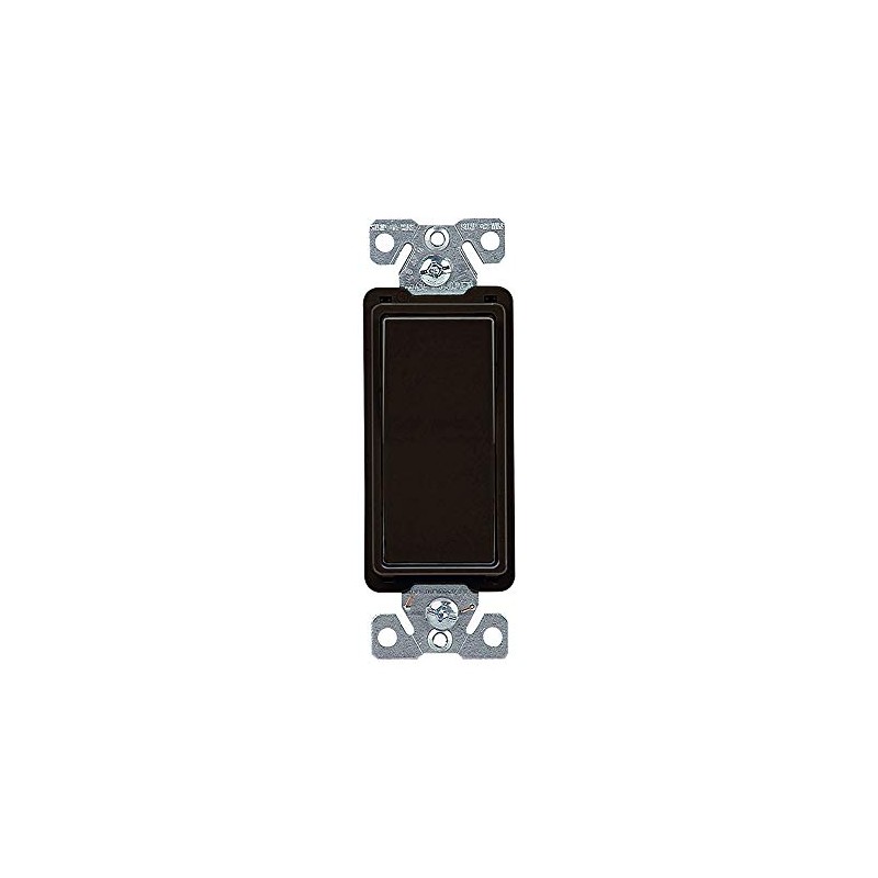 Eaton 7504BK 15 Amp 4-Way Rocker Decorator Switch, Black