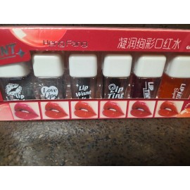 Heng Fang Lip Tint- 6 Pack- New In Box-3.4grams X6