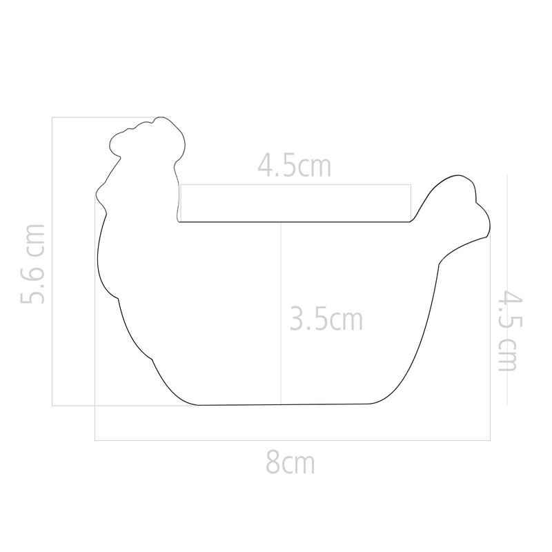 BIA 491302+3419PK6 Egg Cups, Stoneware