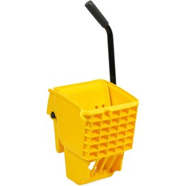 Plexon Mop Wringer Only - Compatible with 26QT and 35QT Buckets, Yellow - Side Press Wringer Replacement for Commercial Mop Bucket on Wheels