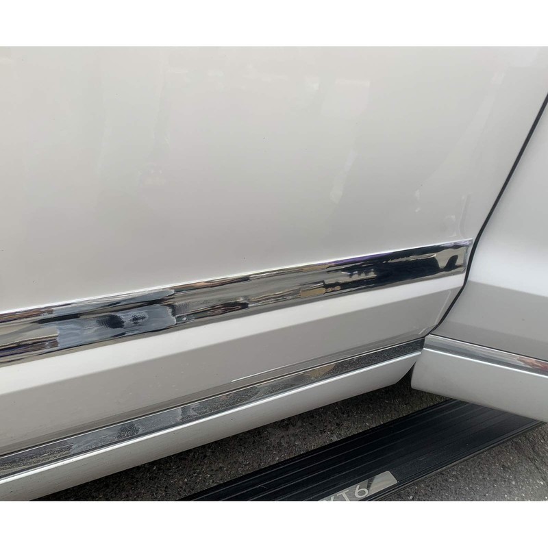 10FT Automotive Chrome Trim Molding 2"(50mm) Car Side Moldings