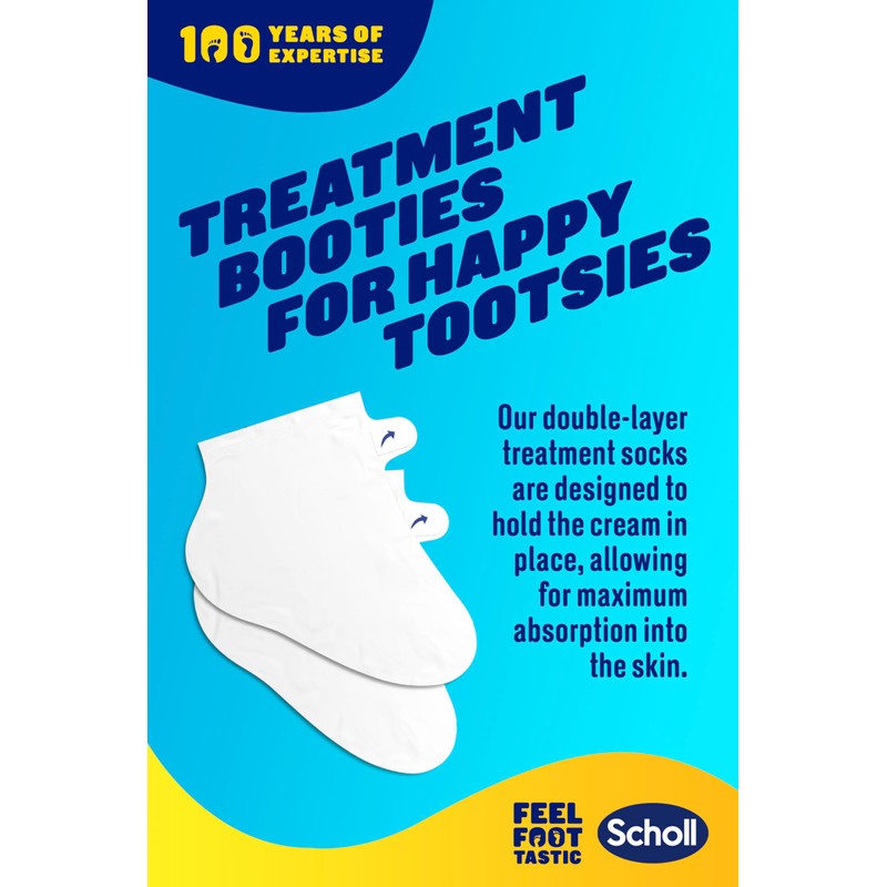 Scholl Dry Skin Footcare PediMask, 1 Pair Foot Sock Mask