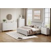 IDEALHOUSE White Dresser, Modern 5 Drawer Dresser for Bedroom with