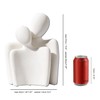 Katoonx Hugging Couple Statues Ceramic Lover Figurine Characters Coffee Table