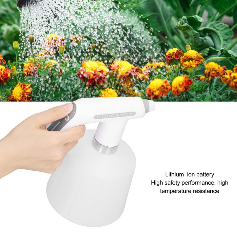 Electric Spray Bottle 2000mah USB Charging ABS and HDPE Rotating