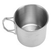 Outdoor Water Cup Foldable Handle Portable 304 Stainless Steel Mug