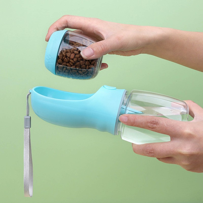 550ml Pet Water Bottle Portable Dog Water Dispenser Dog Travel