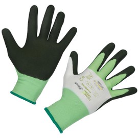 Keron ThinkGreen Allround Gloves Latex Foam Size 6/XS Green/White