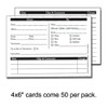 Customer Profile Card, 50-Pack