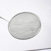 PaperDirect Silver You're Invited Round Embossed Foil Seals, 48 Count