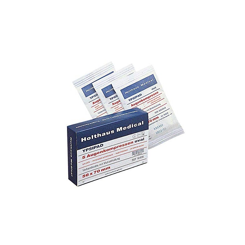 Holthaus Medical Eye Ypsipad, Compress Wundab, DIN61640, Sterile, 56X70 MM,