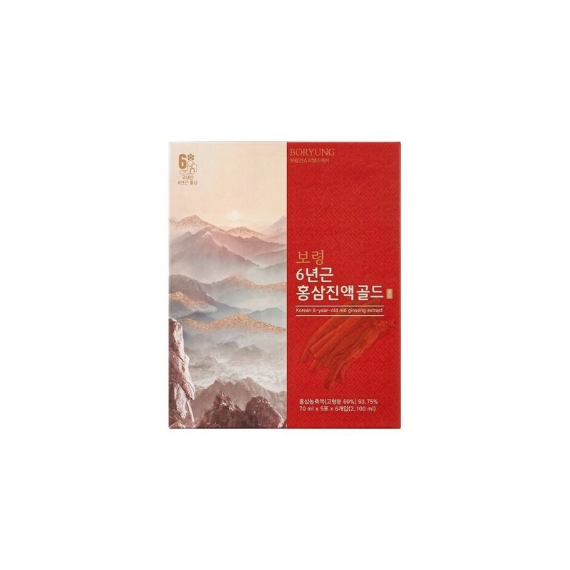 Boryeong 6-year-old red ginseng extract gold / 보령 6년근 홍삼진액골드