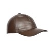 Real Leather Baseball Cap Adjustable Sports Casual Plain Summer Winter