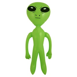 Rhode Island Novelty 2' Green Inflatable Martian Alien Prop Toy Decoration