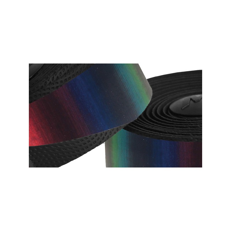 Massi Dual Wave, Road Handlebar Tape, Black Rainbow