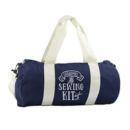Hippowarehouse Grandma's Sewing Kit Gymwear Gym Duffle Cylinder Uniform Kit Bag 50 x 25 x 25cm 20 litres