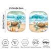 XYZCANDO Beach Turtle Windshield Sun Shade 2-Piece Reflect UV Sun
