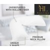 HOMES-LINEN V Pillow Orthopaedic V Shaped Pillow Extra Cushioning Support