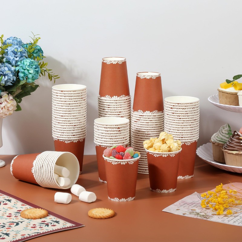 Houuqe 120 PCS Platos De Barro Mexicanos Cielito Lindo Party