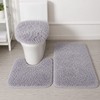 3-Piece Bathroom Rug Set for Floor Comfort – Soft Washable