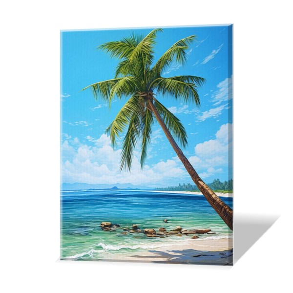 Modern Wall Art 12"X16" Painting Artwork Framed for Living Room