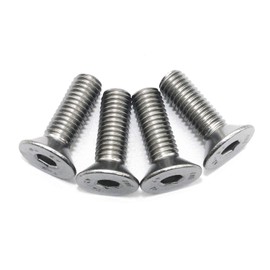 Pack of 10 M10 x 20 mm ISO 10642 A2 V2A Countersunk Screws with Hexagon Socket DIN 7991