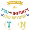 Two Infinity and Beyond Banner - Space Themed Bday Banner,