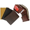 Leather Tri-fold European Wallet BK #518