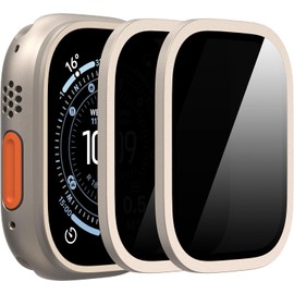 Suoman 2PCS para iWatch Ultra 321 49MM Protector Pantalla,TitanioTitanio