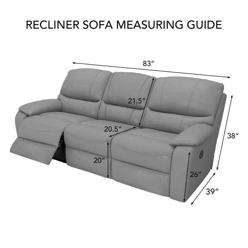PureFit Super Stretch 3 Seats Recliner Chair Sofa Couch Cover