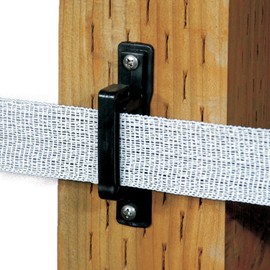 2" POLYTAPE Wood Post Insulator - Black