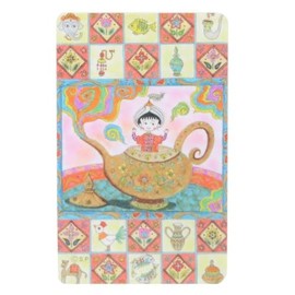 Original Chibimaruko-chan [Die Cut Sticker] Character Sticker/Magic Lamp