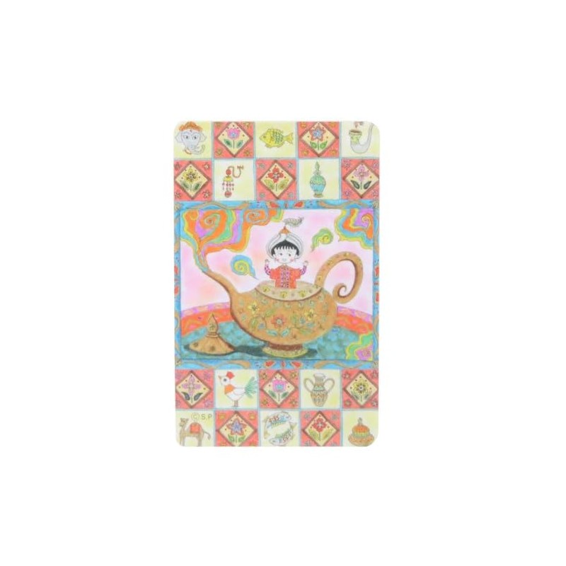 Original Chibimaruko-chan [Die Cut Sticker] Character Sticker/Magic Lamp