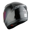 1STORM Motorcycle Bike Full FACE Helmet Booster Glossy Black; Size