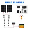 ECO-WORTHY Solar Connectors Y Branch Parallel PV Adapter Cable Wire