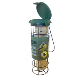 Oakdale Flip Top Premium Filled Fatball Wild Bird Feeder Easy Fill Easy Clean For Birdatching And Garden Outdoor Use All Weather