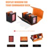 Azyvum Commander Deck Box, Card Game Box with Viewing Window,